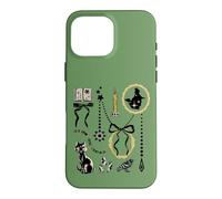 Carcasa para iPhone 16 Pro Max Disney Hocus Pocus Binx & Bows Coquette Collage Halloween