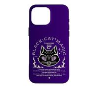 Carcasa para iPhone 16 Pro Max Disney Hocus Pocus Thackery Binx Black Cat Magic Halloween