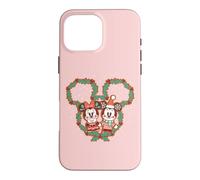 Carcasa para iPhone 16 Pro Max Disney Mickey & Minnie Cute Christmas Gingerbread Cookies