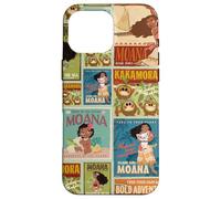 Carcasa para iPhone 16 Pro Max Disney Moana and Kakamora Retro Vintage Style Art Collage