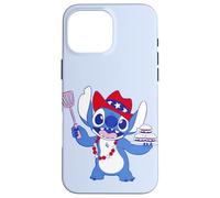 Carcasa para iPhone 16 Pro Max Disney Stitch Cowboy Cookout Americana 4th of July USA 250th