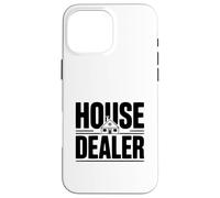 Carcasa para iPhone 16 Pro MAX Distribuidor de Casas Humor Divertido de inversión inmobiliaria