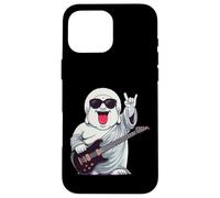 Carcasa para iPhone 16 Pro MAX Divertido Buda Rock Music Guitarrista Diseño Retro