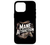 Carcasa para iPhone 16 Pro MAX Divertido Entrenador de Caballos Mane Attraction