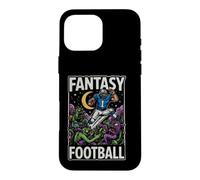 Carcasa para iPhone 16 Pro MAX Divertido Jugador de fútbol de fantasía vence a los Monstruos Diciendo