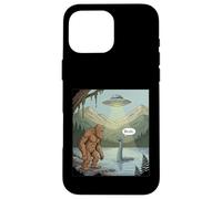 Carcasa para iPhone 16 Pro MAX Divertido Monstruo alienígena de Bigfoot Sasquatch Loch Ness