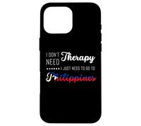 Carcasa para iPhone 16 Pro MAX Divertidos Viajeros de Viaje de Vacaciones de Verano en Filipinas