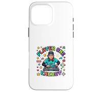 Carcasa para iPhone 16 Pro MAX DJ Retro para Jugadores al Estilo Energy Pixel
