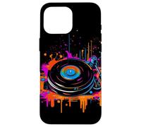 Carcasa para iPhone 16 Pro MAX DJ Vinilo Steamwave Arte Música Disc Jockey