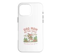 Carcasa para iPhone 16 Pro MAX Dog Mom on The Trail Adventure Pack de 2 Senderismo Dog Mom