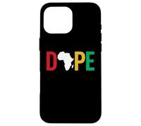 Carcasa para iPhone 16 Pro MAX Dope Africa Map Juneteenth Pan African Pride