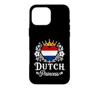 Carcasa para iPhone 16 Pro MAX Dutch Princess Netherlands Flag Proud Dutch Girl