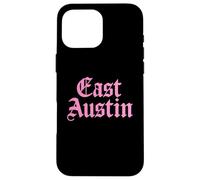 Carcasa para iPhone 16 Pro MAX East Austin Texas 512 737 Activismo artístico Mexicano Americano Rosa