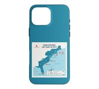 Carcasa para iPhone 16 Pro MAX East Coast Shark Sightings Map