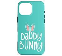Carcasa para iPhone 16 Pro MAX Easter Family Matching Outfits Pastel Easter Daddy Bunny