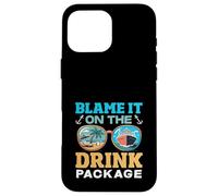 Carcasa para iPhone 16 Pro MAX Echar la Culpa al Paquete de Bebidas Cruise Alcohol