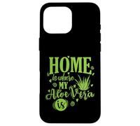 Carcasa para iPhone 16 Pro MAX El hogar es Donde mi Aloe Vera es Medicinal Planta