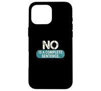 Carcasa para iPhone 16 Pro MAX El NO es un empoderamiento de recuperación Completa de oraciones