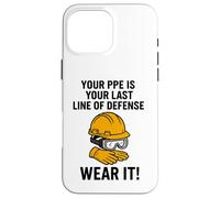 Carcasa para iPhone 16 Pro MAX El PPE es su última línea de Defensa | Campaña de concienciación sobre la Seguridad