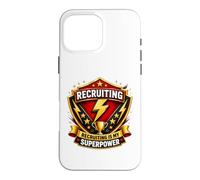 Carcasa para iPhone 16 Pro MAX El reclutamiento de Agentes de Personal es mi superpoderoso reclutador Divertido