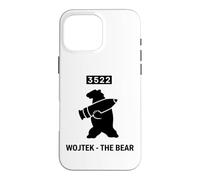 Carcasa para iPhone 16 Pro MAX Emblema Militar de Concha de artillería de Oso Wojtek
