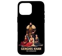 Carcasa para iPhone 16 Pro MAX Entrenador de Juegos de Citas Genghis Khan