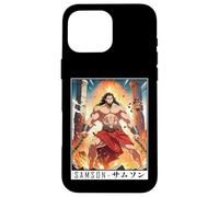 Carcasa para iPhone 16 Pro MAX Epic Japanese Anime Christian Faith Bible Graphic - Samson