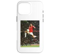 Carcasa para iPhone 16 Pro MAX Eric Cantona Leap Copa Mundial de Fútbol del Manchester United