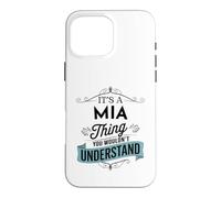 Carcasa para iPhone 16 Pro MAX Es una Cosa de MIA Que no entenderías el Nombre Divertido de MIA