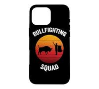 Carcasa para iPhone 16 Pro MAX Escuadrón de toros | Pelea de toros española Vintage