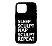Carcasa para iPhone 16 Pro MAX Escultor de Esculpir la Siesta del sueño Escultor de repetición