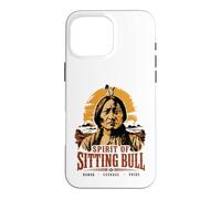 Carcasa para iPhone 16 Pro MAX Espíritu del Toro Sentado Jefe Nativo Americano Lakota Sioux
