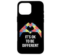 Carcasa para iPhone 16 Pro MAX Está Bien ser Diferente Aceptación del Mes de concienciación sobre el Autismo