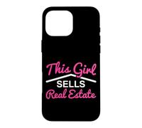 Carcasa para iPhone 16 Pro MAX Esta Chica Vende Agente inmobiliario Divertido Agente inmobiliario