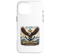 Carcasa para iPhone 16 Pro MAX Estado del Patrimonio Marítimo de Rhode Island Eagle