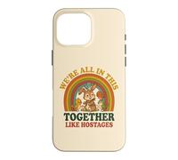 Carcasa para iPhone 16 Pro MAX Estamos Todos Juntos como rehenes Bunny Birds Retro 2
