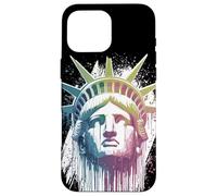 Carcasa para iPhone 16 Pro MAX Estatua de la Libertad, EE.UU., Nueva York, Gotham, américa diseño