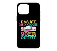 Carcasa para iPhone 16 Pro MAX Este es mi Atuendo Genial de los 90 Disfraces de los 90
