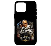 Carcasa para iPhone 16 Pro MAX Estilo de los años 80 Papa León XIV Amante Vintage Estilo Retro Streetwear