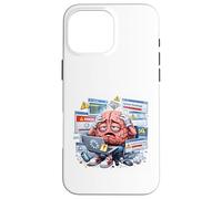 Carcasa para iPhone 16 Pro MAX Estrés del Programador de Errores cerebrales Divertidos