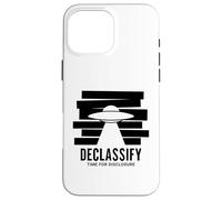 Carcasa para iPhone 16 Pro MAX Extraterrestres Conspiración OVNI Desclasificar Alienígenas