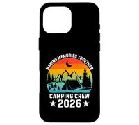 Carcasa para iPhone 16 Pro MAX Family Camping Crew 2026 Tees Outdoor Camping Group Matching