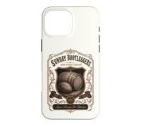 Carcasa para iPhone 16 Pro MAX Fantasía Fútbol Domingo Bootleggers Whisky Etiqueta Estilo