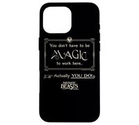 Carcasa para iPhone 16 Pro MAX Fantastic Beasts and Where to Find Them Magic To Work Here