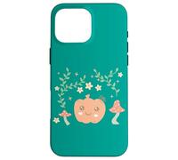 Carcasa para iPhone 16 Pro MAX Farmcore Mushroom Cute Pastel Pumpkin Cottagecore Aesthetic