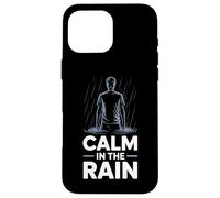 Carcasa para iPhone 16 Pro MAX Felicidad Es Lluvia Calm In The Rain Pluviófilo