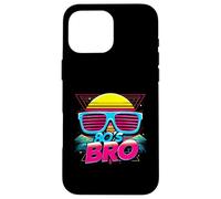 Carcasa para iPhone 16 Pro MAX Fiesta de Disfraces de This Is My 80s Bro, The Sun, con Gafas de Sol