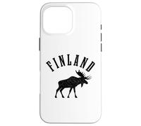 Carcasa para iPhone 16 Pro MAX Finlandia Souvenir Alce Finlandés Finlandés Sisu