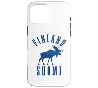 Carcasa para iPhone 16 Pro MAX Finlandia Suomi Alce Finlandés Finlandés Sisu Vintage