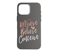 Carcasa para iPhone 16 Pro MAX FIV Mamá Recuperar Creer Concebir Fertilidad Bebé Familia Amor